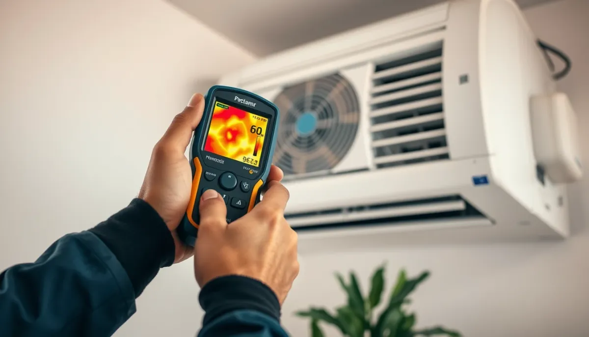 Mesure technique de la puissance d'une unité intérieure de climatisation réversible
