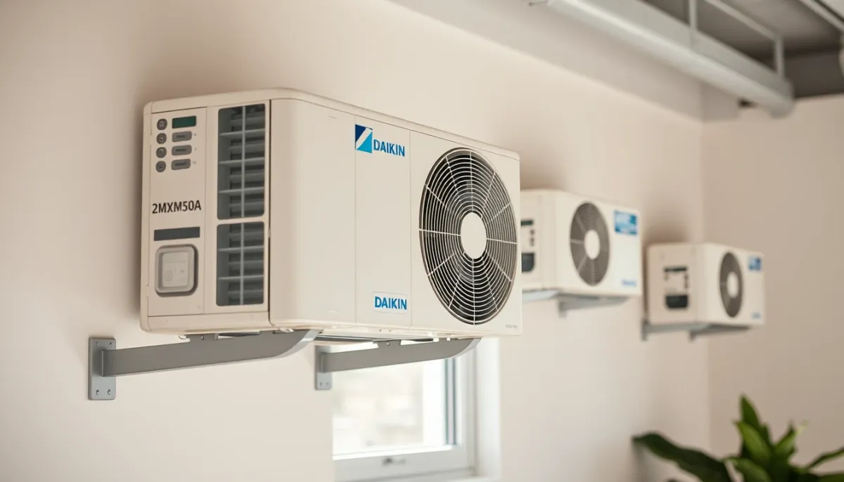 Fiche technique du bi-split Daikin : unité extérieure 2MXM50A et unités intérieures FTXP20N et FTXP35N