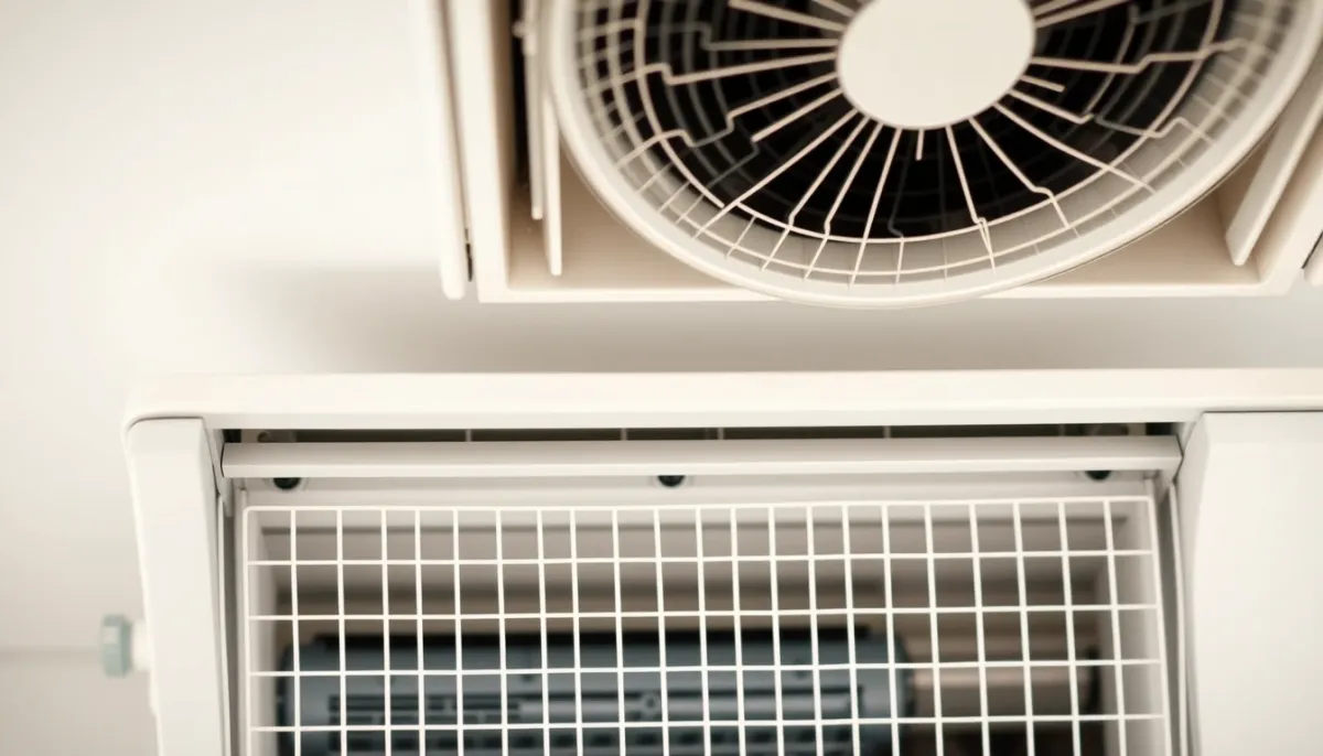 Fiche technique d'une clim gainable avec unité intérieure et gaines